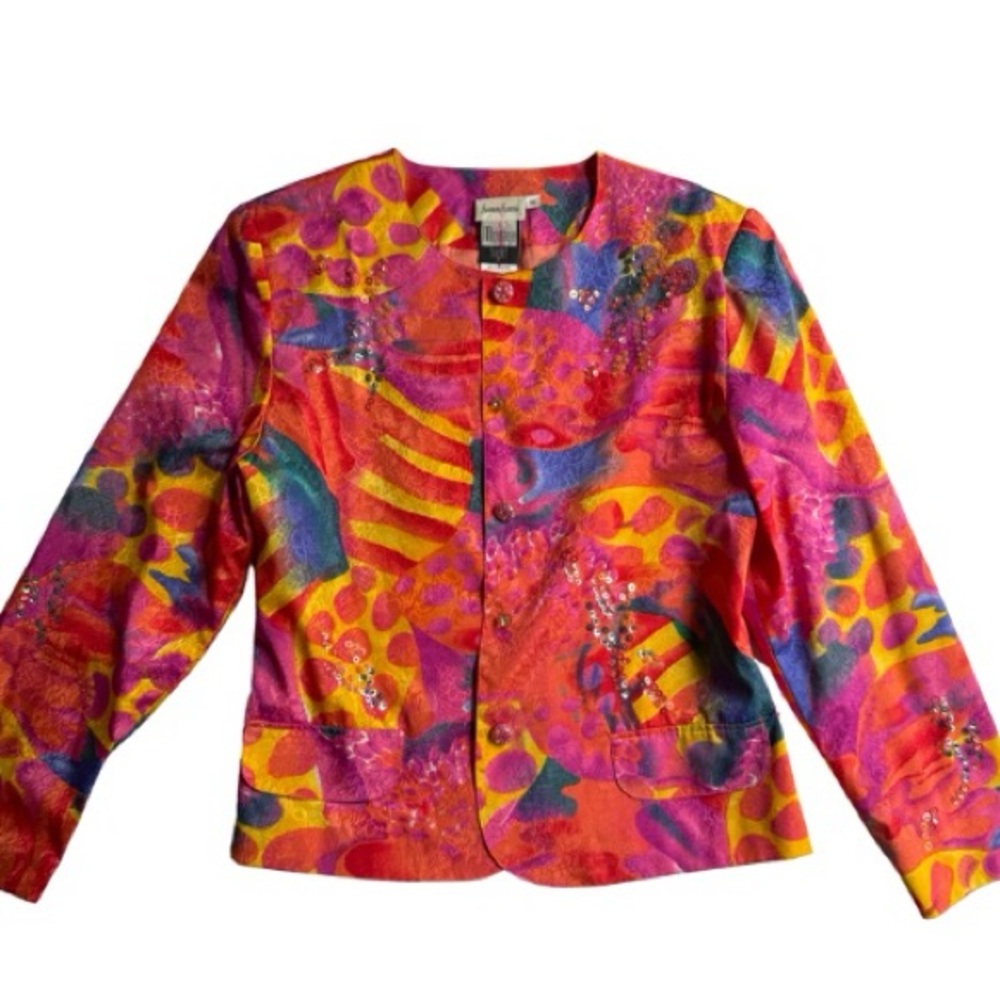 80’s Vintage Neiman Marcus Sequin Jacket Blazer